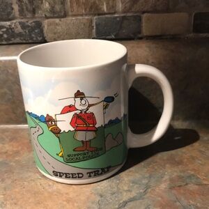 White Cartoon Police Mug - Support Local Police